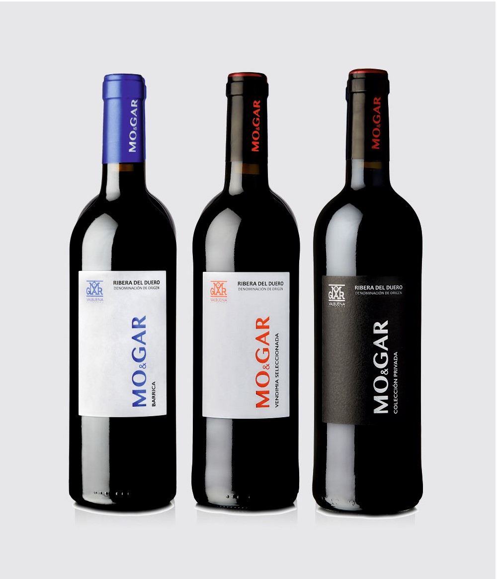 The three wines of Bodegas Pagos de Mogar: Roble | Vendimia Seleccionada | Coleccion Privada